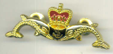 A SUBMARINER's Full size Brooch